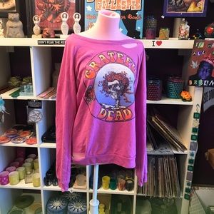 Grateful Dead chaser soft distressed sweater nwot